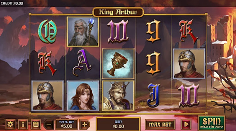 Cách chơi slot game Vua Arthur Cfun68