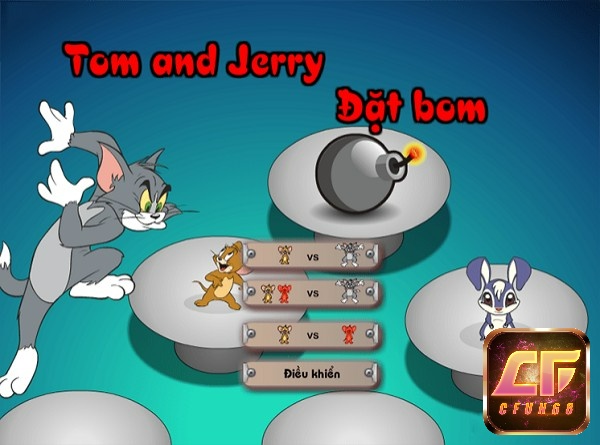 Game Tom và Jerry đặt bom vui nhộn