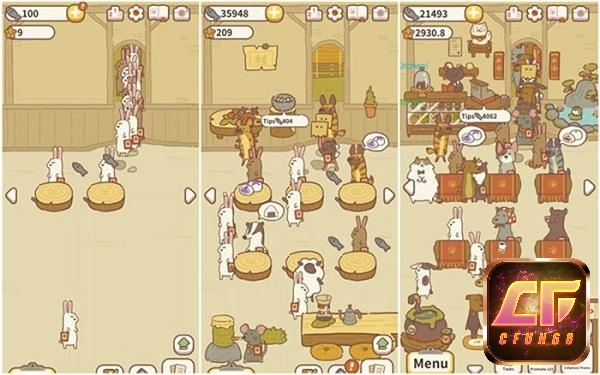 Animal Restaurant là trò chơi mô phỏng quản lý nhà hàng thú vị