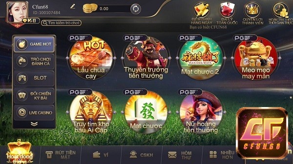 Cfun68 - Nhân tố mới bùng nổ thị trường game đổi thưởng Việt Nam