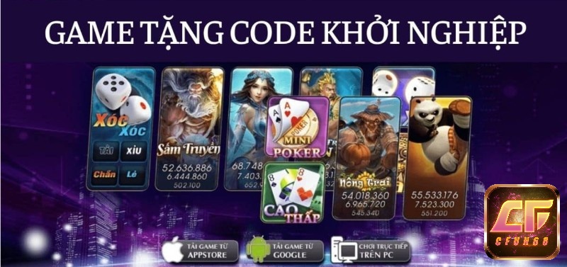 Sân chơi cá cược game slot tặng code tân thủ hấp dẫn