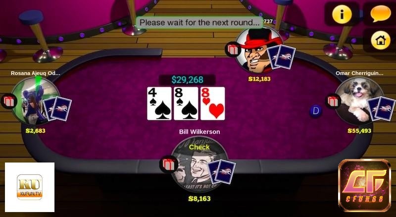 Lật bài là bước cuối cùng trong ván bài Poker