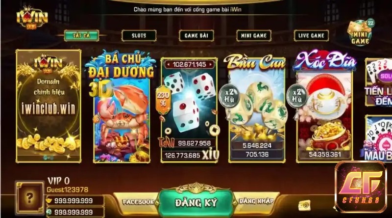 Các sản phẩm game casino nổi bật tại IWIN