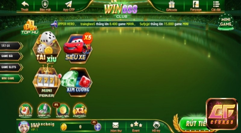 Tổng hợp các game cược đỉnh cao tại Win 688