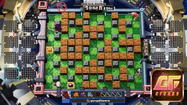 Game Bomber Man cung cấp chế độ chơi đơn hoặc chơi cùng bạn bè
