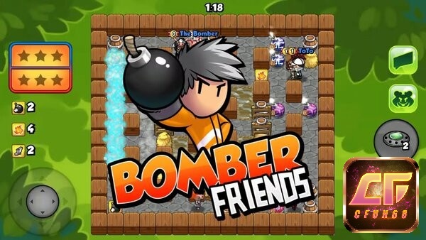 Bomber Friends là tựa game đặt bom trên nền tảng di động