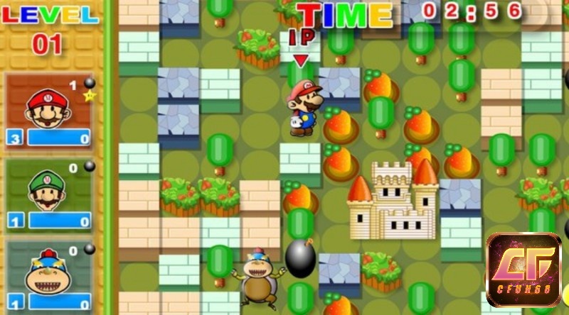 Game đặt bôm Bomber Mario