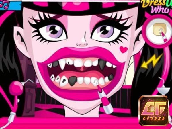 Hướng dẫn chi tiết chơi game Draculaura Bad Teeth