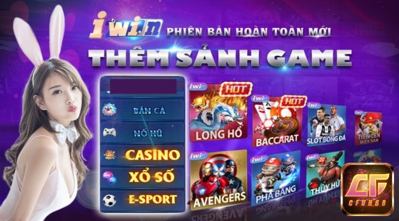 Thiết kế giao diện của IWIN.Việt Nam ghi điểm tuyệt đối trong mắt cược thủ