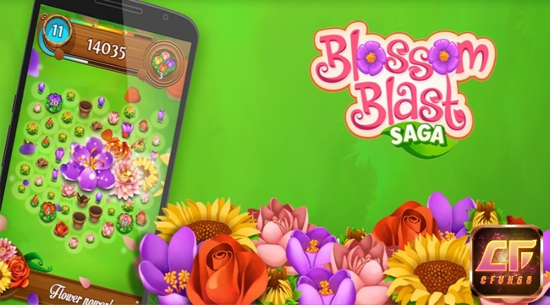 Game ban hoa hong Game Blossom Blast Saga là một game trí tuệ giải trí