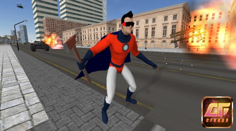 Tro choi sieu nha: Rope Hero - SuperHero,: Vice Town & Naxeex Superhero
