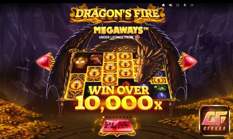 Anh em có thể thắng đến 10,000x khi chơi Dragon’s Fire Megaways