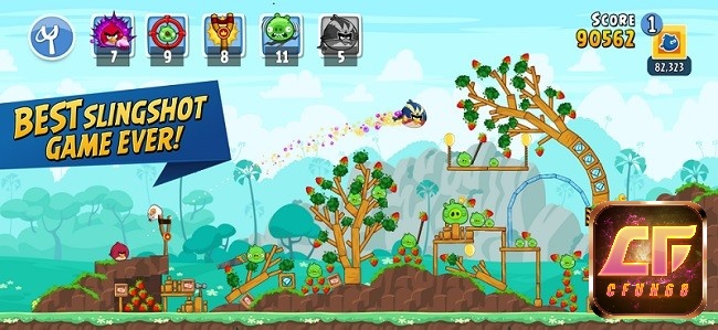 Angry Birds Friends có lối chơi tương tự với các phiên bản Angry Birds trước