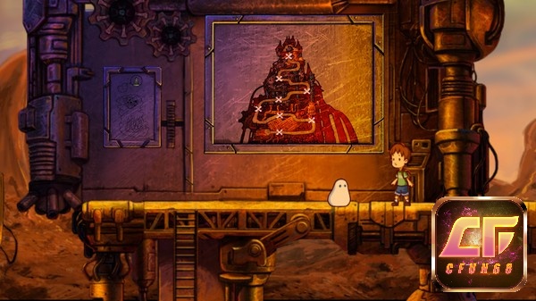 Game A Boy and His Blob mê hoặc người chơi bằng đồ họa tuyệt đẹp