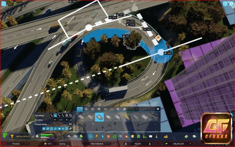 Trong Game Cities: Skylines - bạn sẽ vào vai thị trưởng của thành phố và lên kế hoạch xây dựng, phát triển từ ý kiến của người dân
