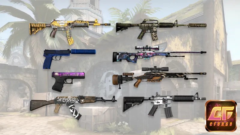 Hệ thống vũ khí của Game Counter-Strike: Global Offensive rất đa dạng
