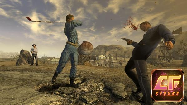 Đồ họa game Fallout: New Vegas mang tính biểu tượng của loạt Fallout
