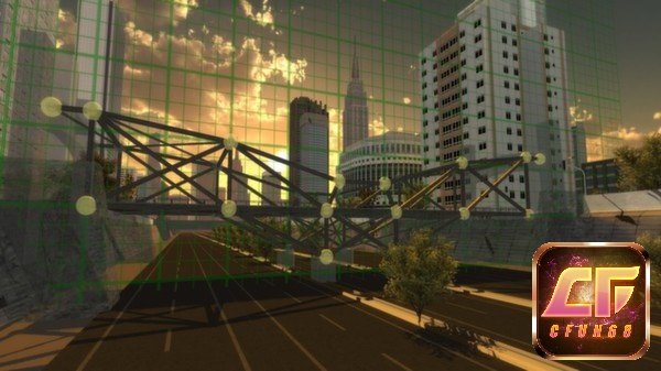 Lối chơi game Bridge Project mô phỏng việc xây dựng cầu thú vị