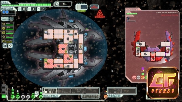 Game FTL: Faster Than Light có lối chơi chiến lược và quản lý tàu vũ trụ